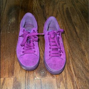 Purple Suede Puma